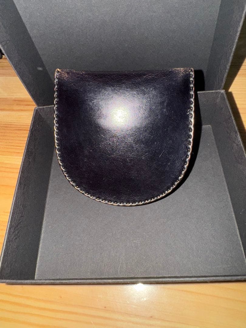 GANZO コードバン マネークリップ 馬蹄小銭入れ