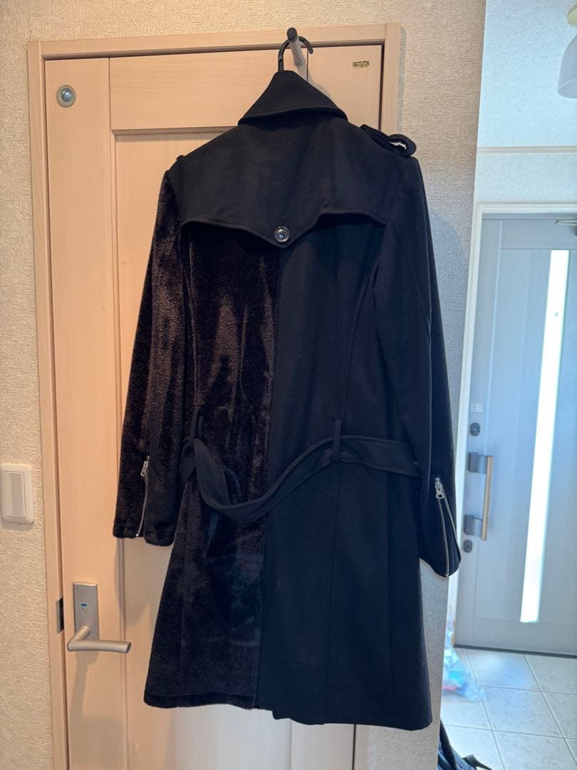 NOVESSEL【ノベセル】ナポレオンライダーストレンチコート ブラック