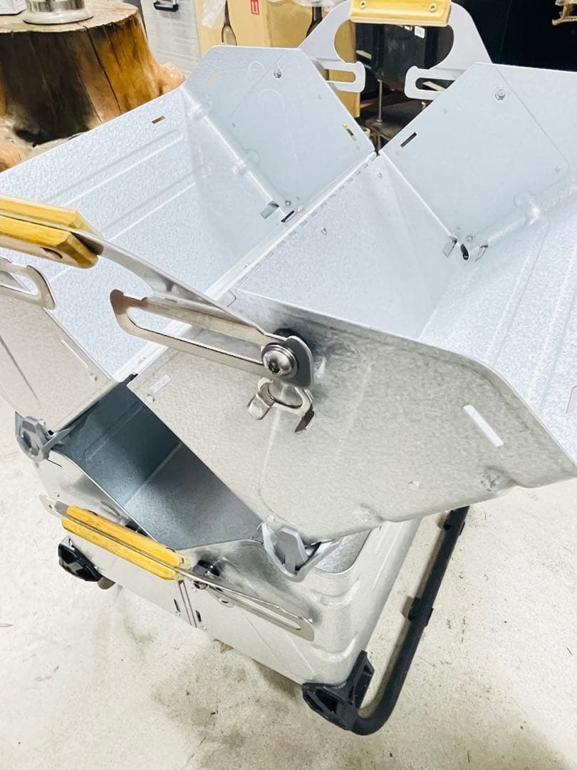 【未使用美品】 peak シェルフコンテナ2点セット＋レッグ1脚付き