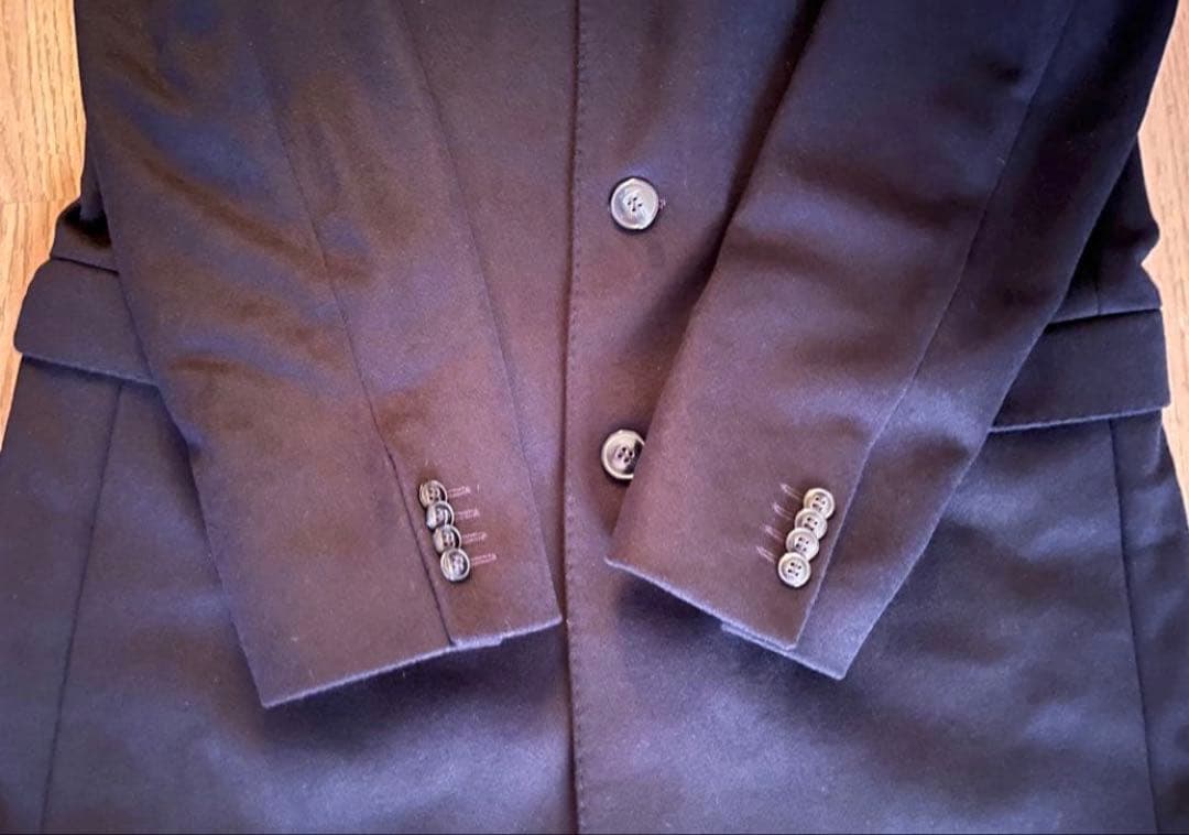 極美品HUGO ブラック チェスターコート