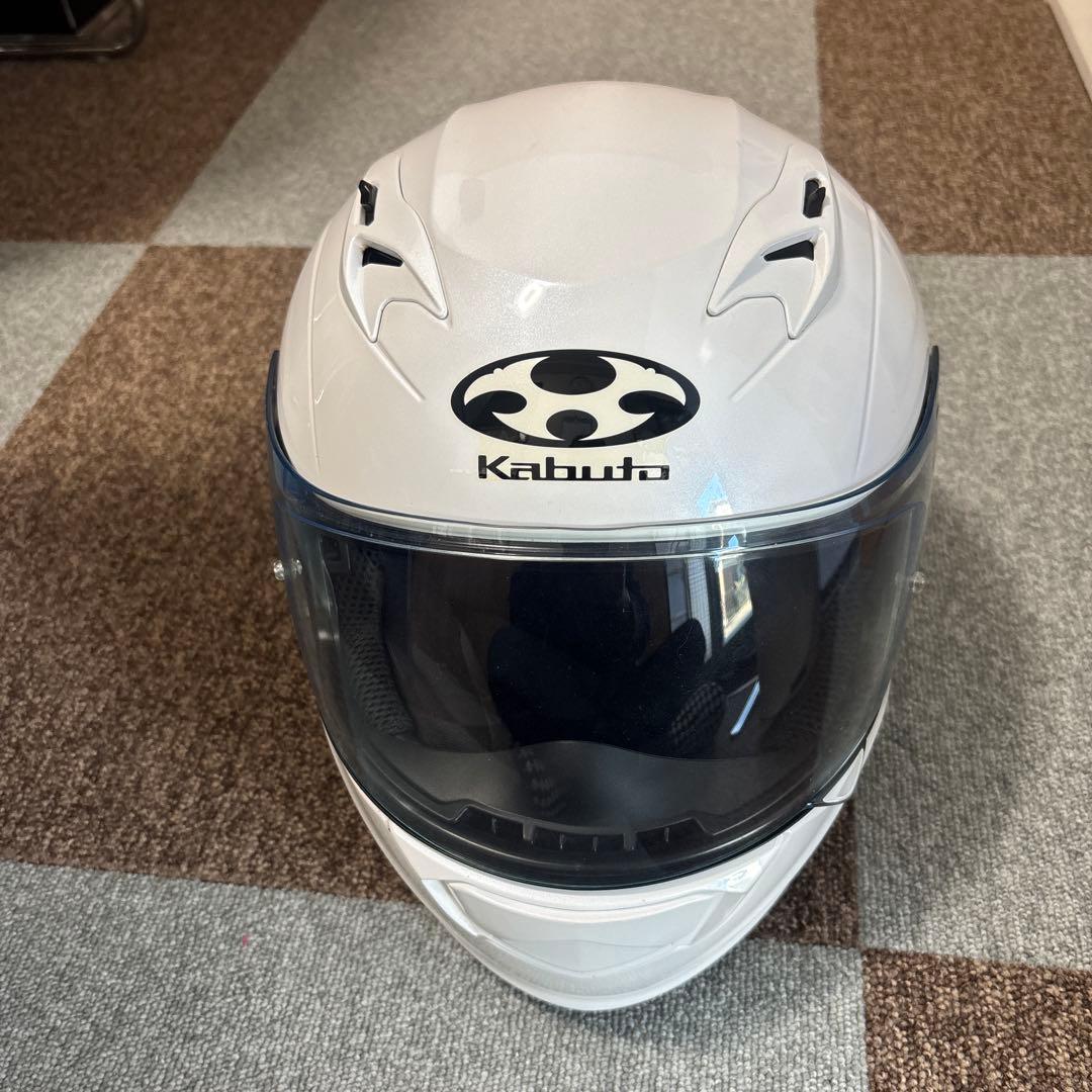 Kabuto カムイ3 ホワイト フルフェイスヘルメット 「サイズL」