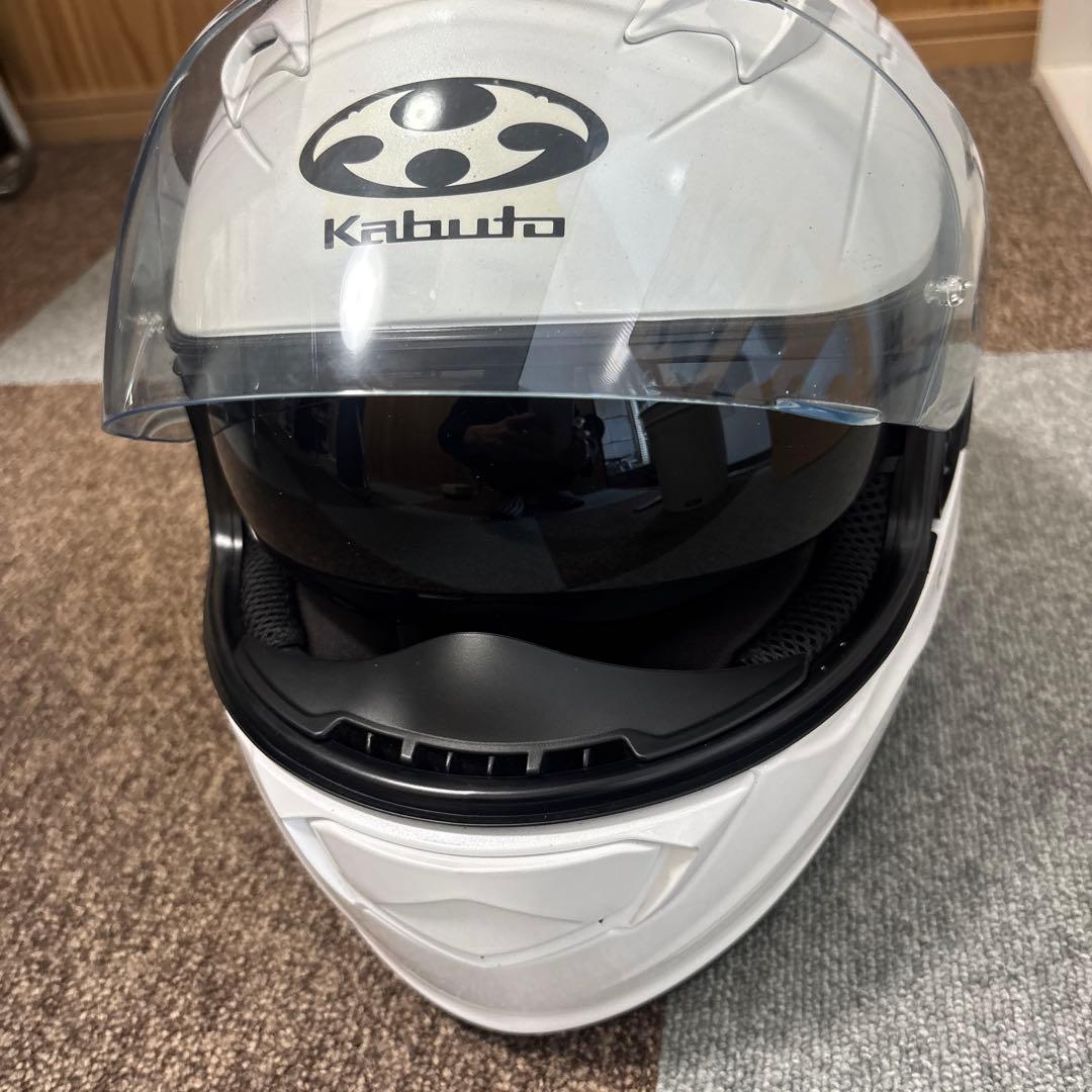 Kabuto カムイ3 ホワイト フルフェイスヘルメット 「サイズL」