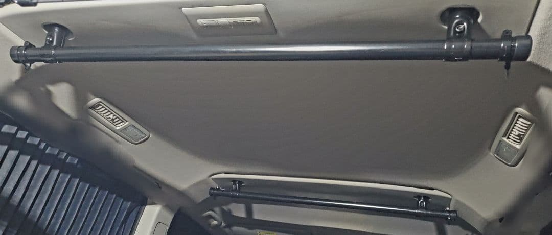 三菱 デリカD5 MC前期後期対応 ルーフバー90cm 前後2本セット