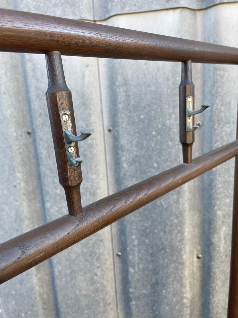 稀少/古道具/当時物/無垢材/木製/衣紋掛け/衣桁/着物掛け/20