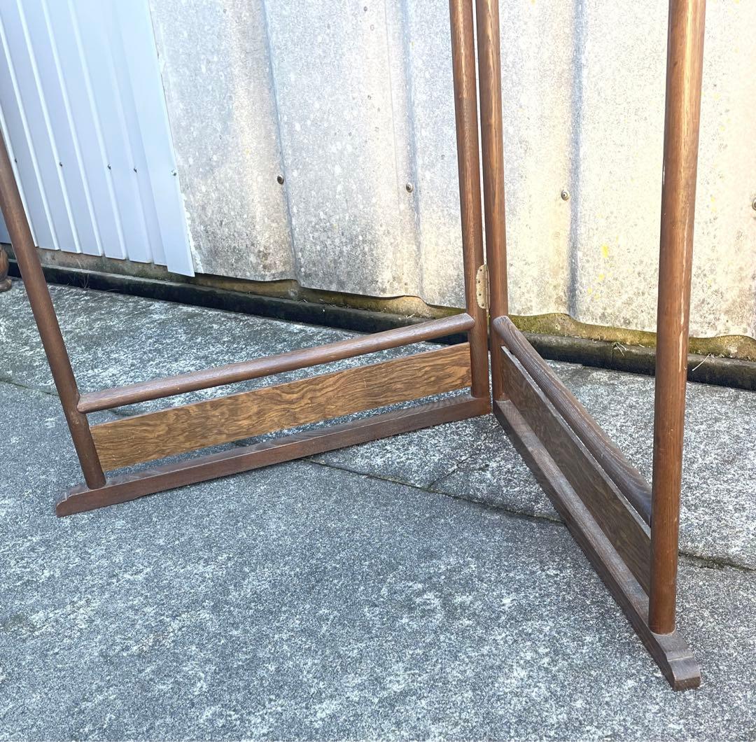 稀少/古道具/当時物/無垢材/木製/衣紋掛け/衣桁/着物掛け/20