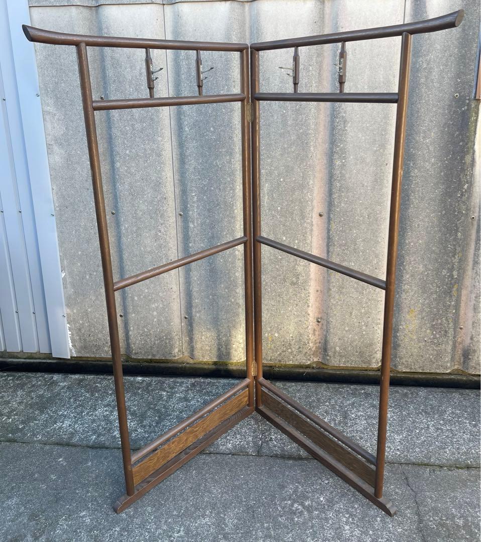 稀少/古道具/当時物/無垢材/木製/衣紋掛け/衣桁/着物掛け/20