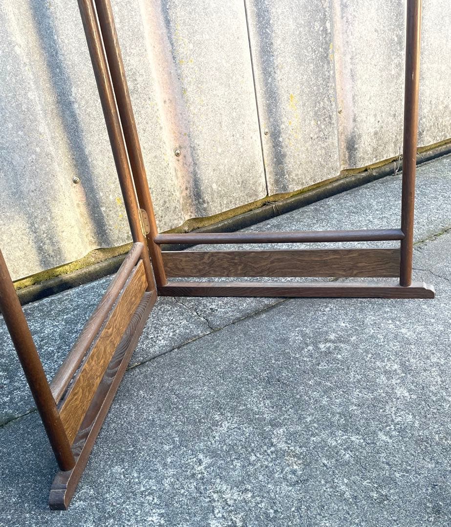 稀少/古道具/当時物/無垢材/木製/衣紋掛け/衣桁/着物掛け/20