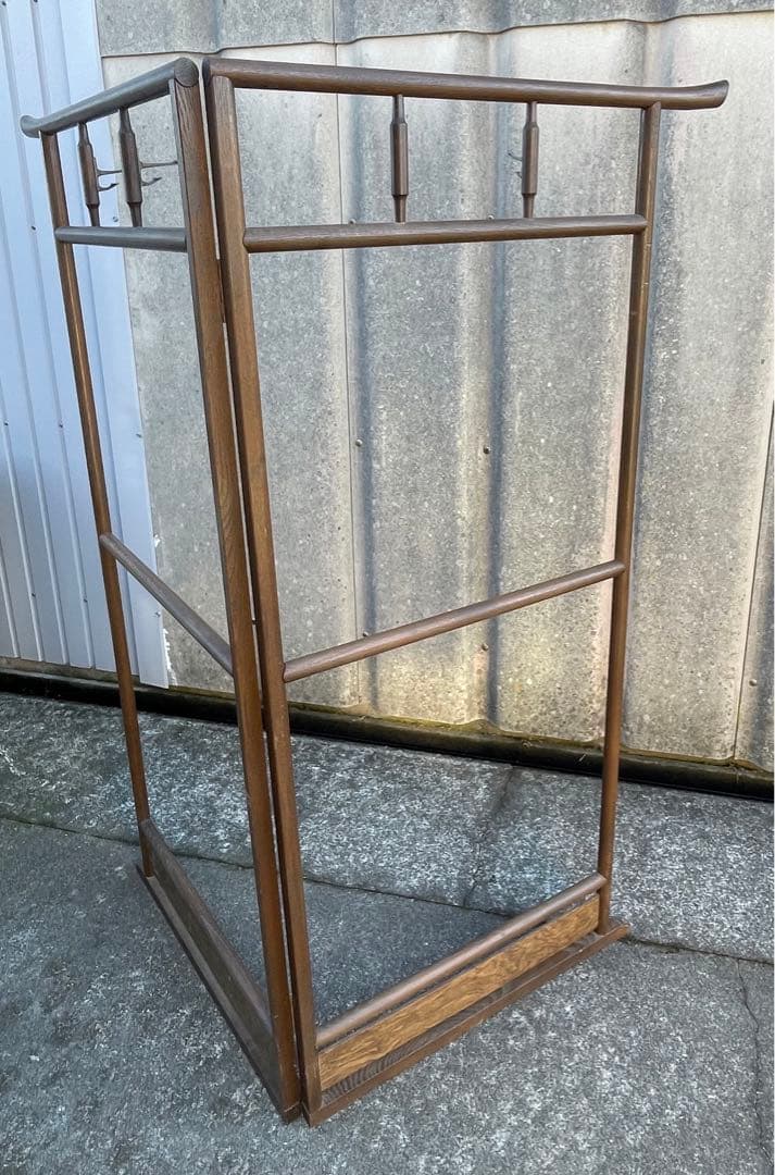 稀少/古道具/当時物/無垢材/木製/衣紋掛け/衣桁/着物掛け/20