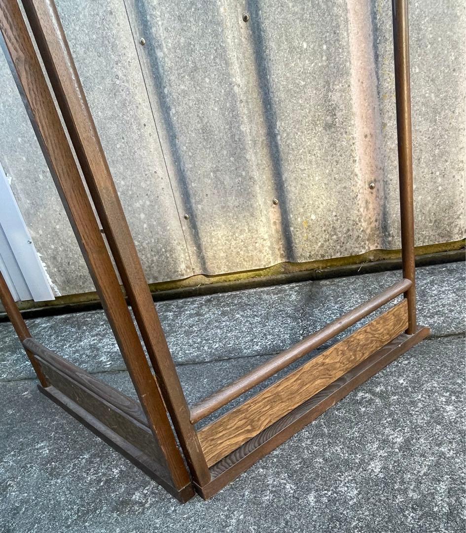 稀少/古道具/当時物/無垢材/木製/衣紋掛け/衣桁/着物掛け/20