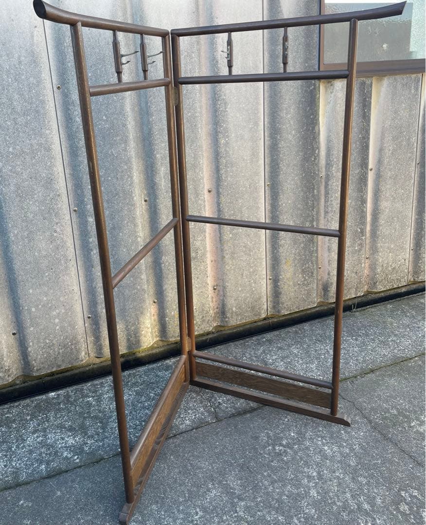 稀少/古道具/当時物/無垢材/木製/衣紋掛け/衣桁/着物掛け/20