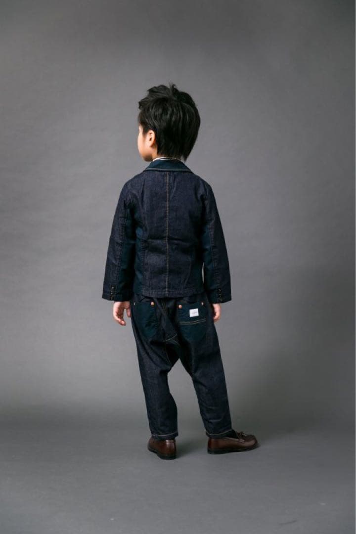 オクノ　サルエル　デニム　セットアップ　スーツ　ワイシャツ