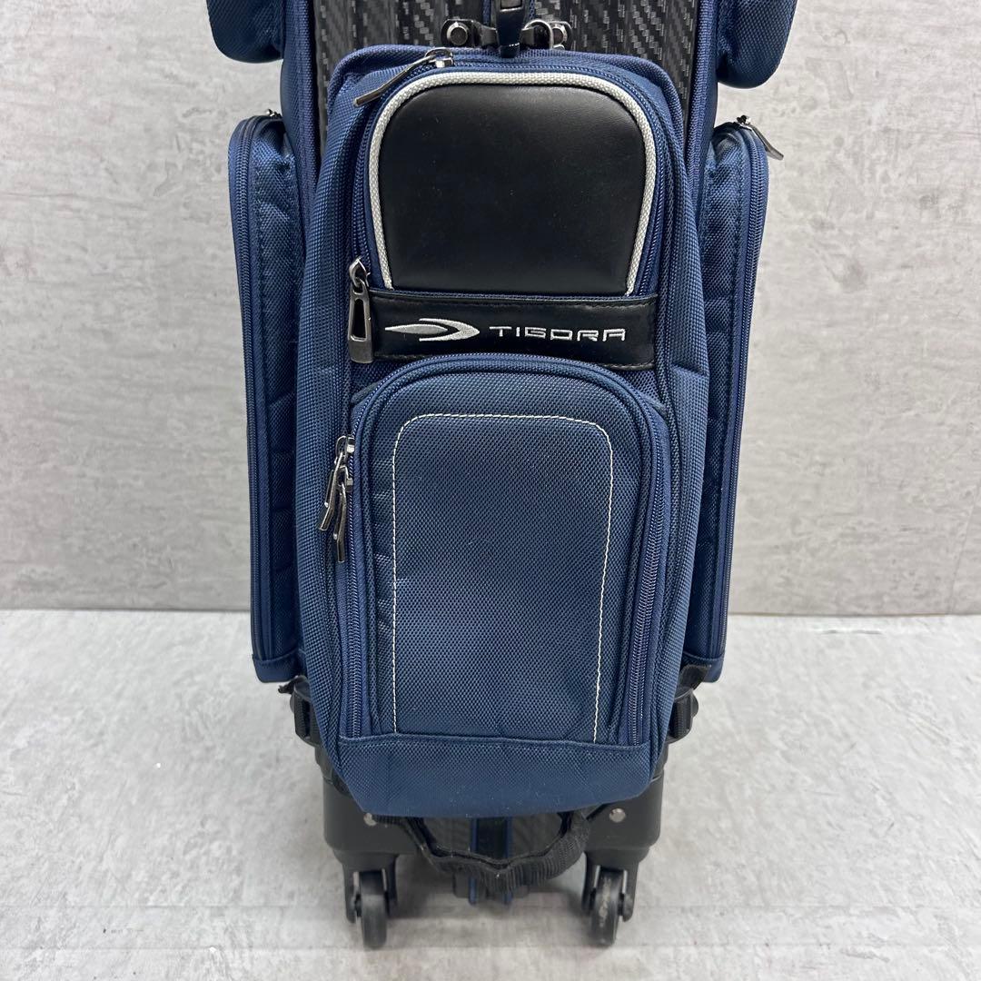 限定品　TIGORA HELIX ゴルフ　キャディバッグ　四輪キャスター付き