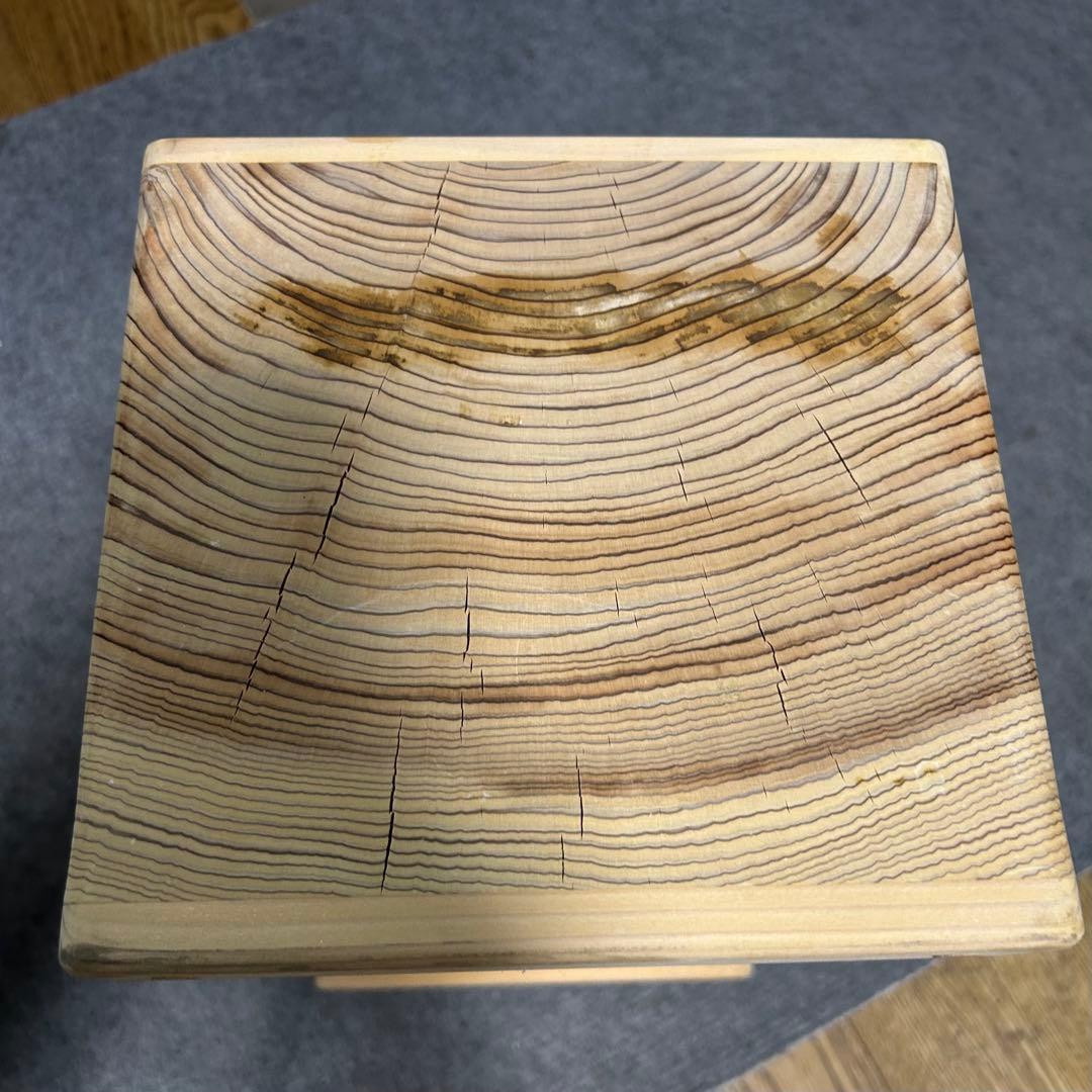 松川碁盤店★霧島杉ぬか漬桶★ぬか床★くりぬき杉桶★水抜き不要★ 糠漬容器★特大