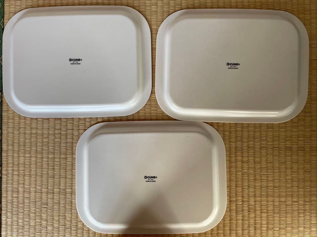 CUNE ファブリックトレーM オンライン限定　お盆　キューン　うさぎ