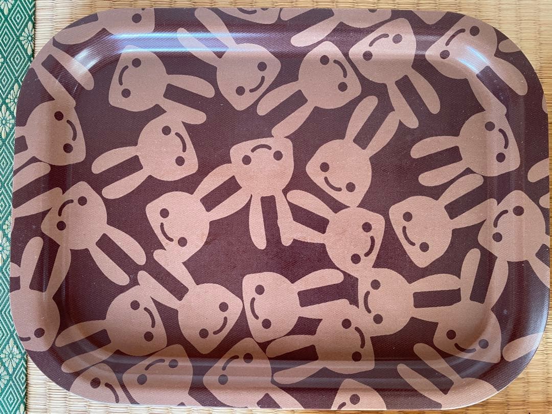 CUNE ファブリックトレーM オンライン限定　お盆　キューン　うさぎ