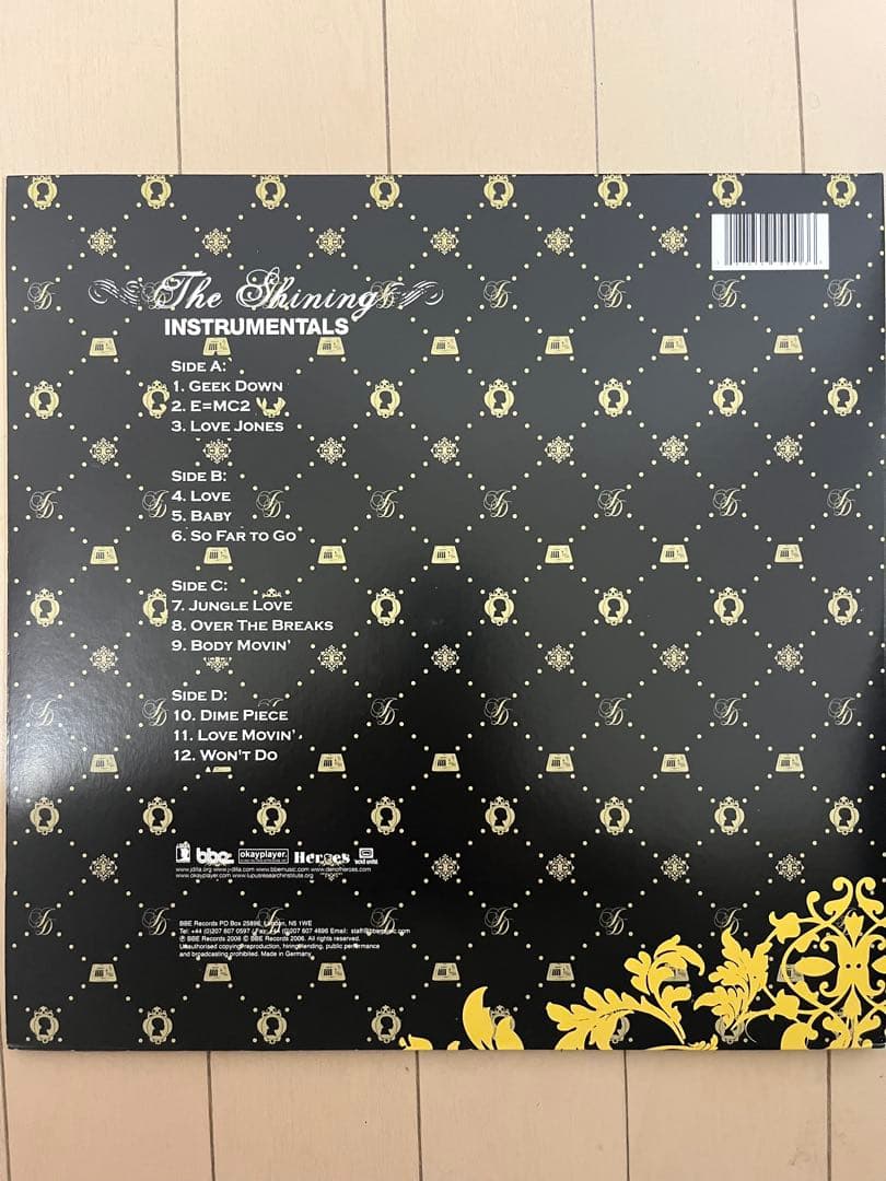 J Dilla SHINING INSTRUMENTALSレコード　2LP