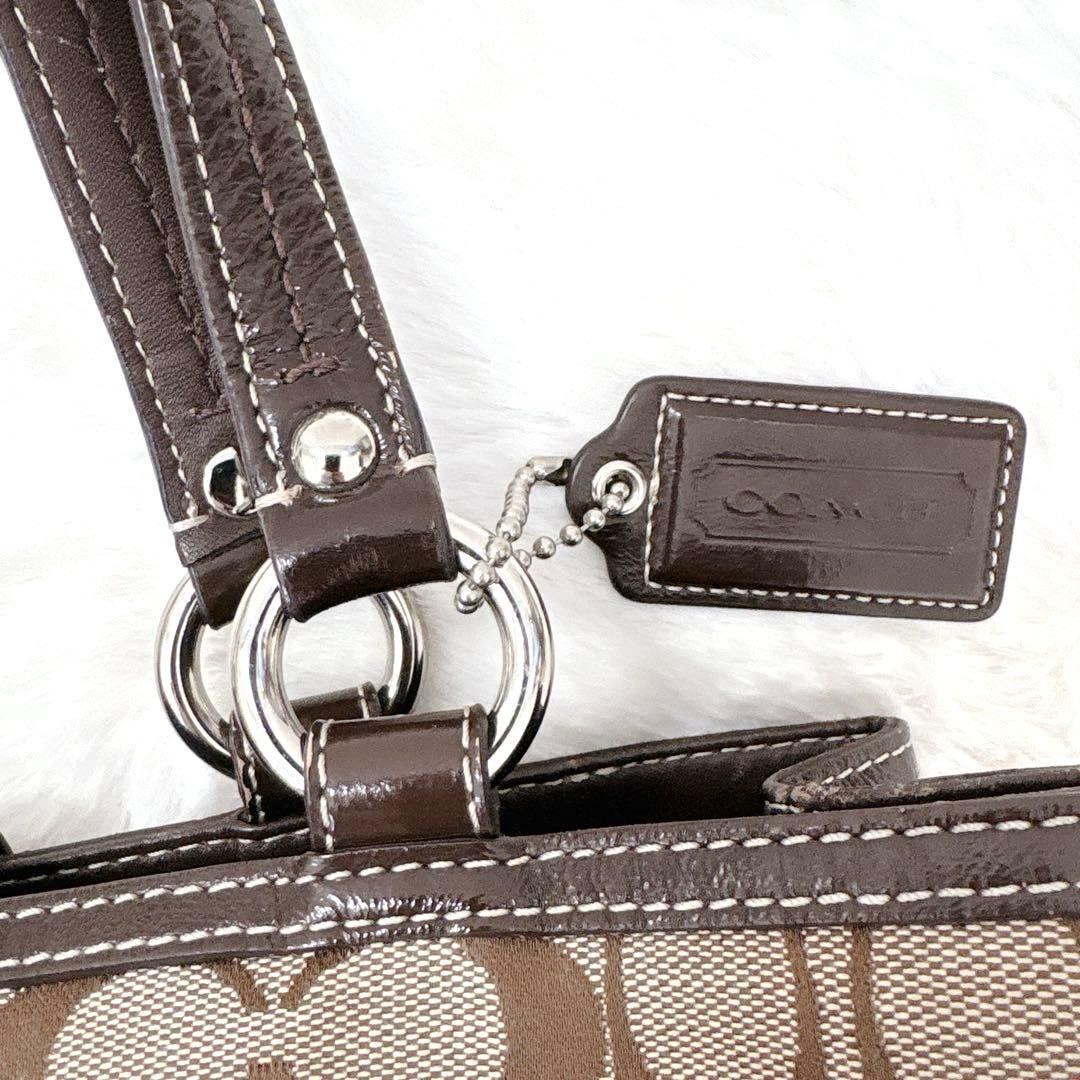 COACH コーチ トートバッグ　シグネチャー キャンバス　ショルダーバッグ