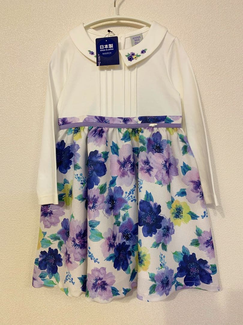 未使用タグ付き アナスイ ワンピース セレモニー 花柄