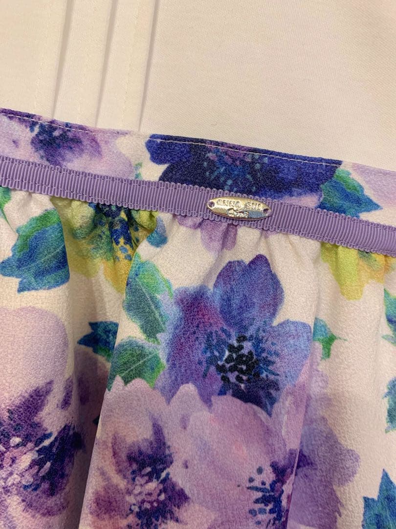 未使用タグ付き アナスイ ワンピース セレモニー 花柄