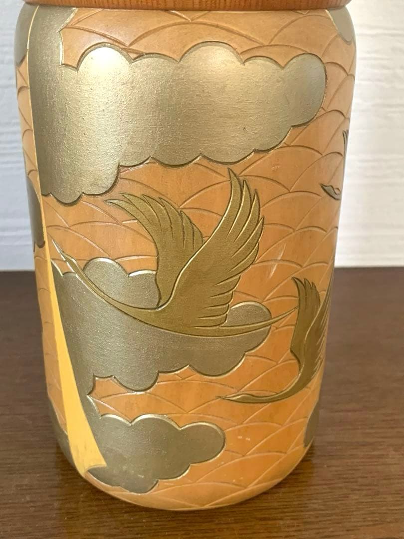 吉田多加志　創作こけし　「夕凪」　38cm