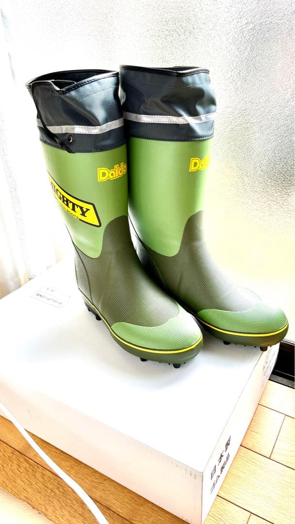 【新品未使用品】大同マイティーブーツNS 長靴　スパイク　スパイク付き26.5㎝