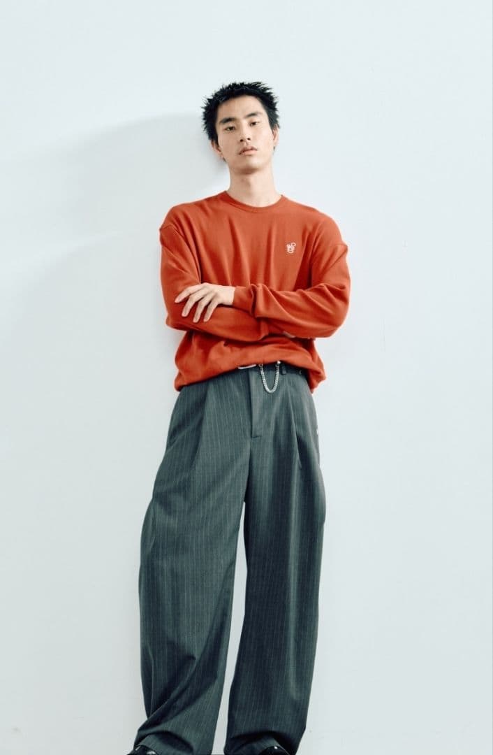 CONZ カーブレッグトラウザー GRY