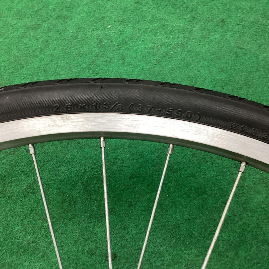 アルミリム　後輪 26x1-3/8 タイヤ付　内装3段　26インチ　リア