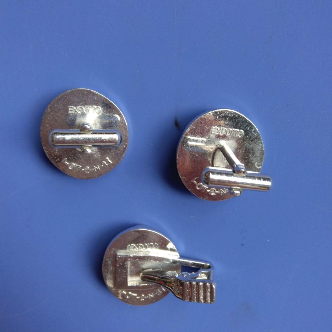 太陽の塔　EXPO 70 カフスボタンとネクタイピンのセット