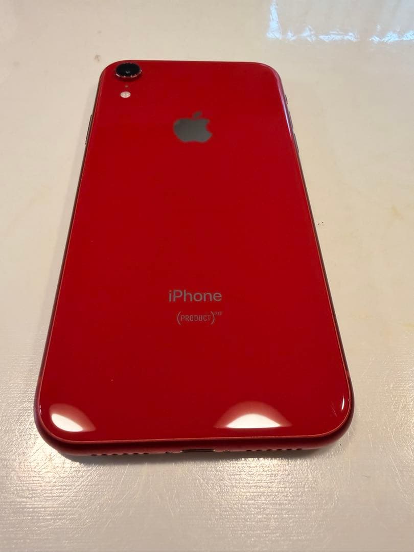 【美品】iPhone Xr 128GB赤　オマケ付