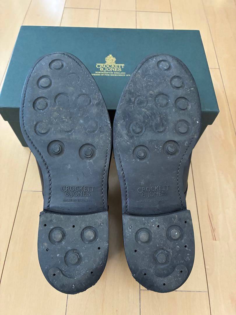 クロケット&ジョーンズ × バーニーズ 定番 モールトン (黒/10)