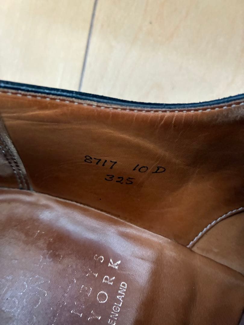 クロケット&ジョーンズ × バーニーズ 定番 モールトン (黒/10)