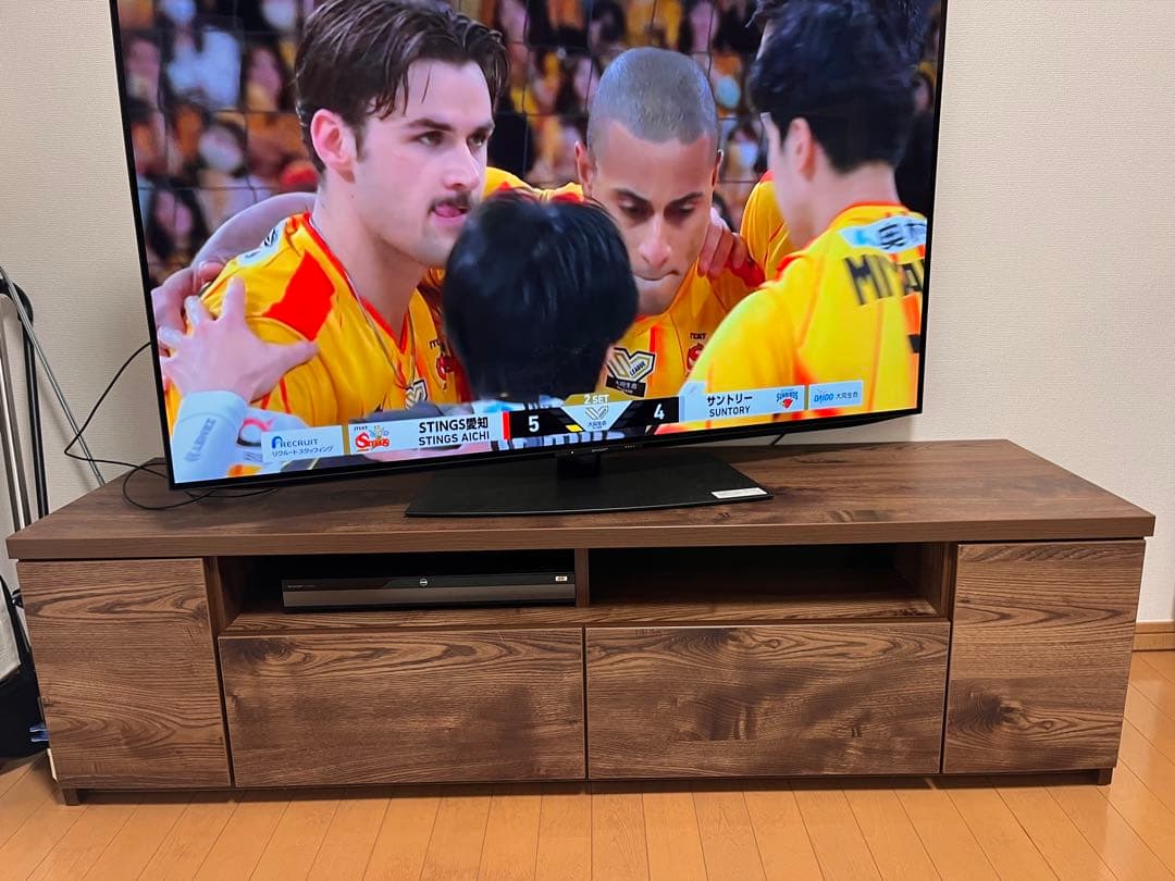 【美品】［幅157.6] 日本製 ローテレビ台 LOWYA