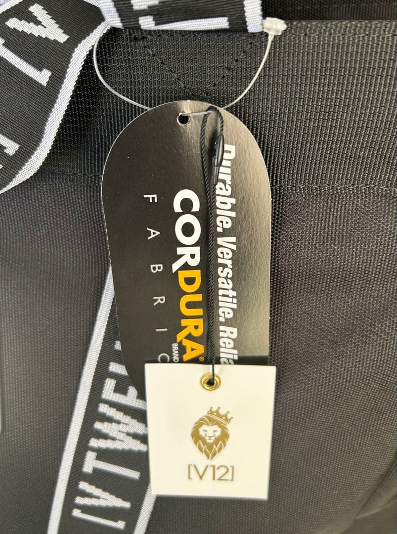 [V12] LUX STAGE 黒トートバッグ