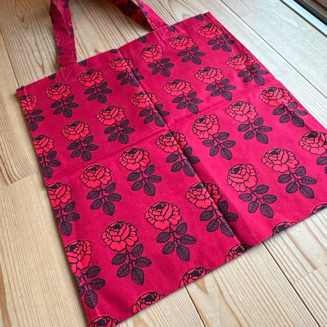 【レア＆新品】marimekko Vihkiruusu トートレッド限定カラー♡