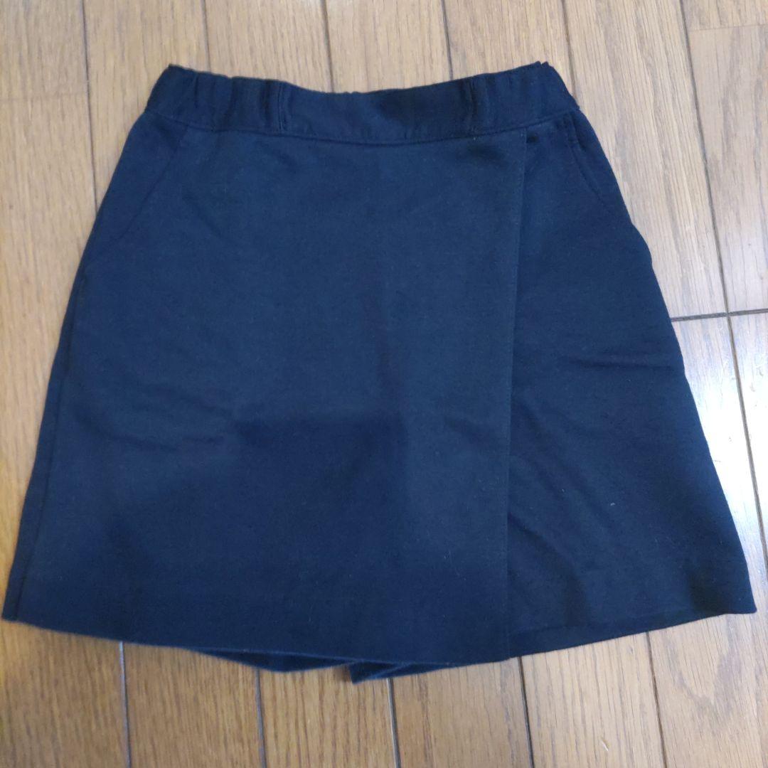 受験 ファミリア 女の子 110ブラウスとラップキュロット 120ベストセット