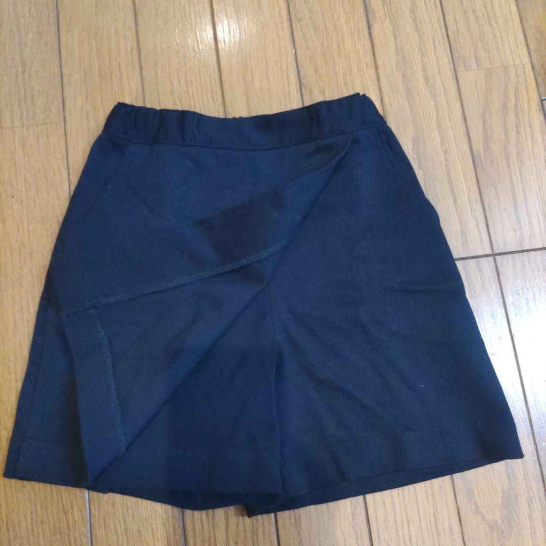 受験 ファミリア 女の子 110ブラウスとラップキュロット 120ベストセット