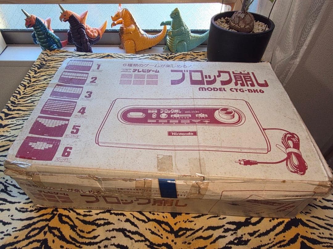 ジャンク品 当時物 任天堂 ブロック崩し LCTG-BK6 箱・説明書付き