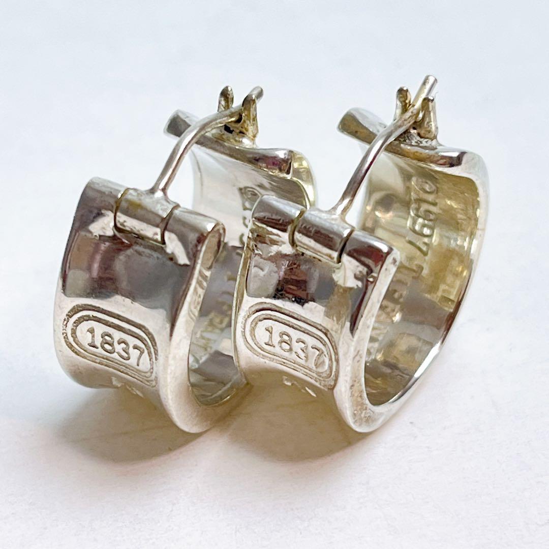 ティファニー　1837 ワイド　フープ　ピアス　925