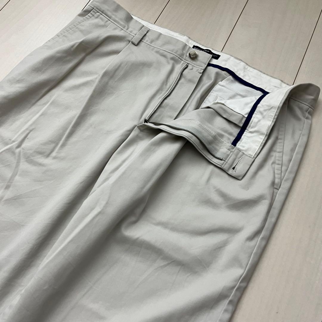 さ*様 Dockers 2タック チノパン オフホワイト W38 ワイド 201