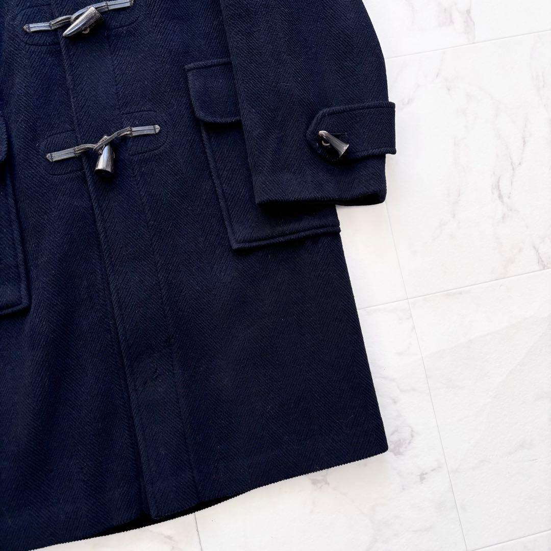 グローバーオール キングストン ダッフルコート ヘリンボーン ムーアブルック 紺