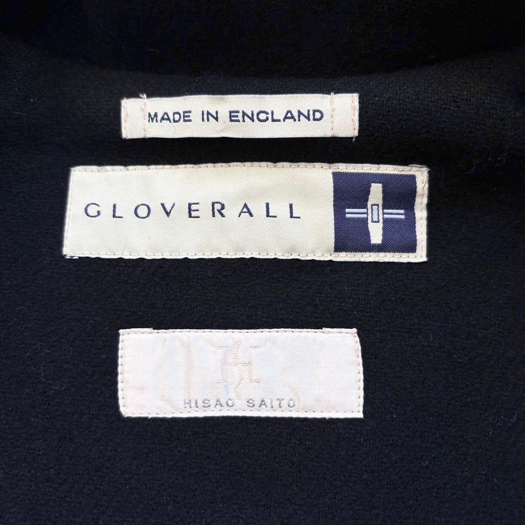 グローバーオール キングストン ダッフルコート ヘリンボーン ムーアブルック 紺