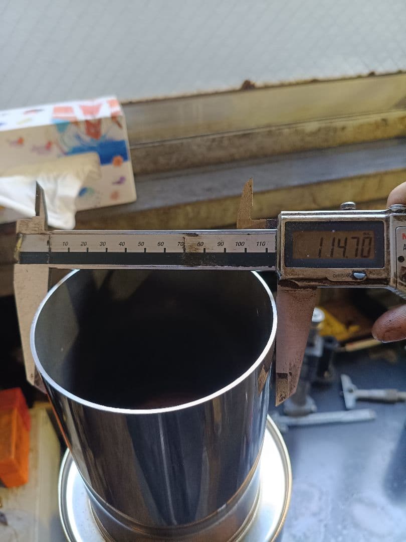 ステンレス製 汎用砲弾マフラー