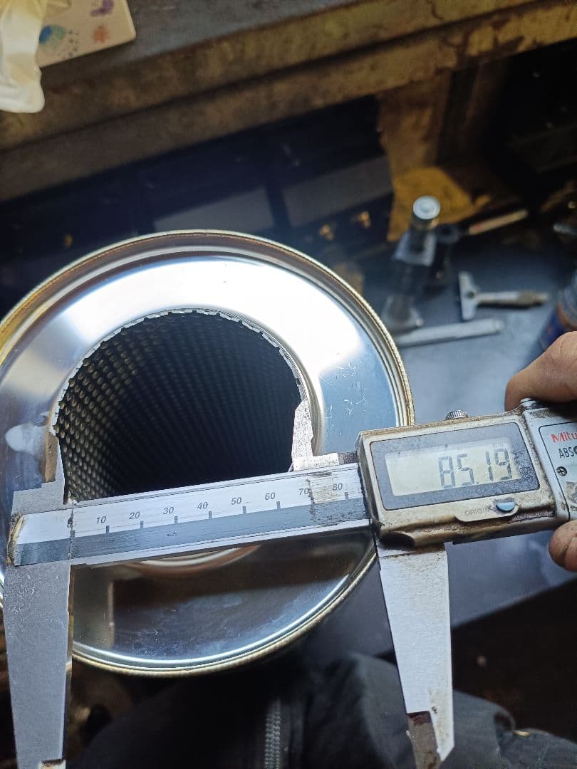 ステンレス製 汎用砲弾マフラー