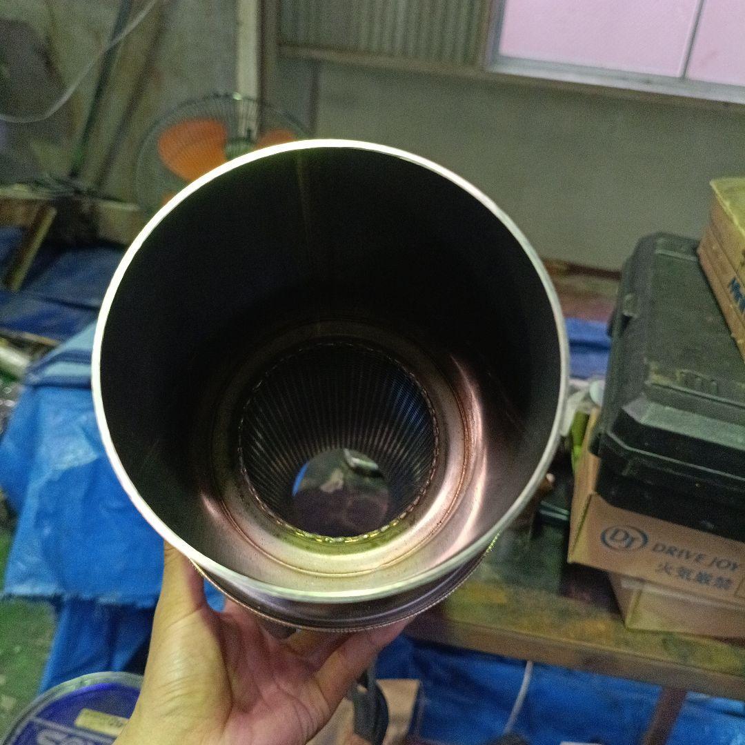 ステンレス製 汎用砲弾マフラー