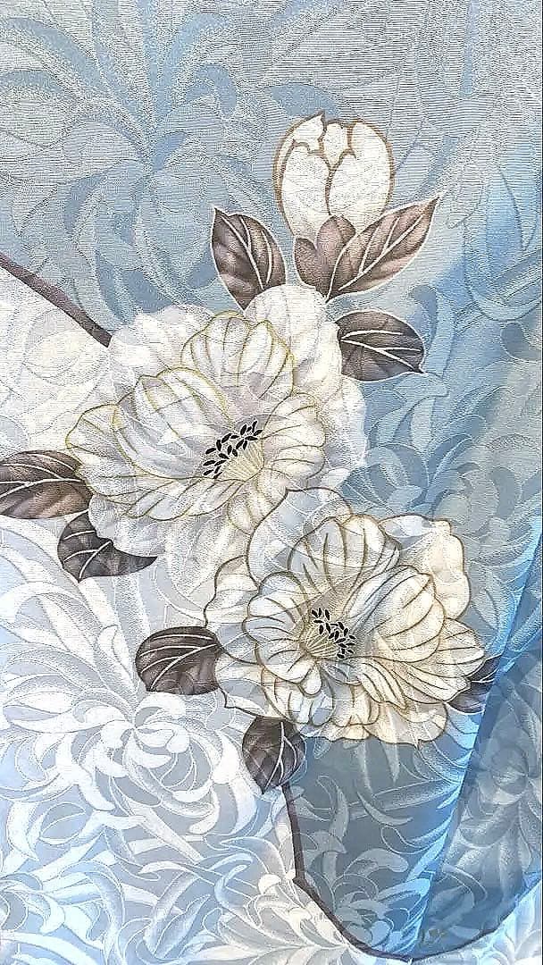 ＊新品＊豪華振袖刺繍水色牡丹成人式フォーマル身丈162裄66前襟24.5后襟30