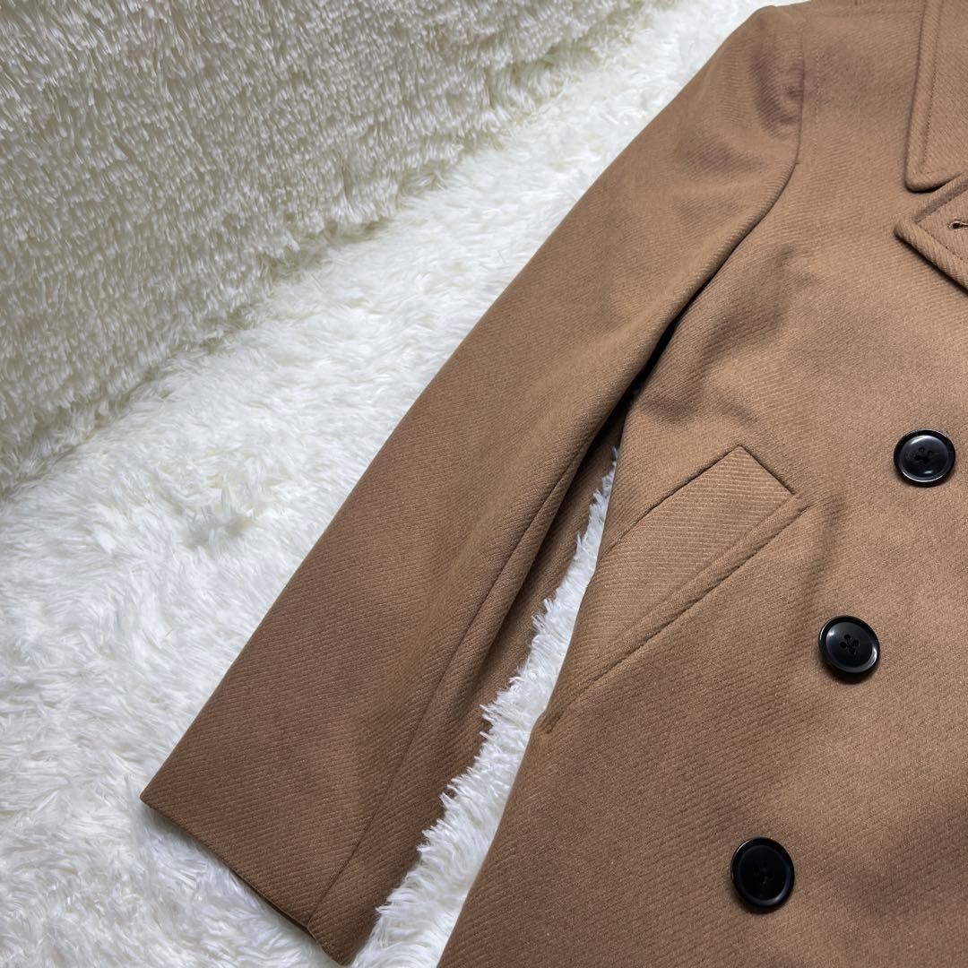 Paul Smith ポールスミス PS ウール ダブル Pコート キャメル M