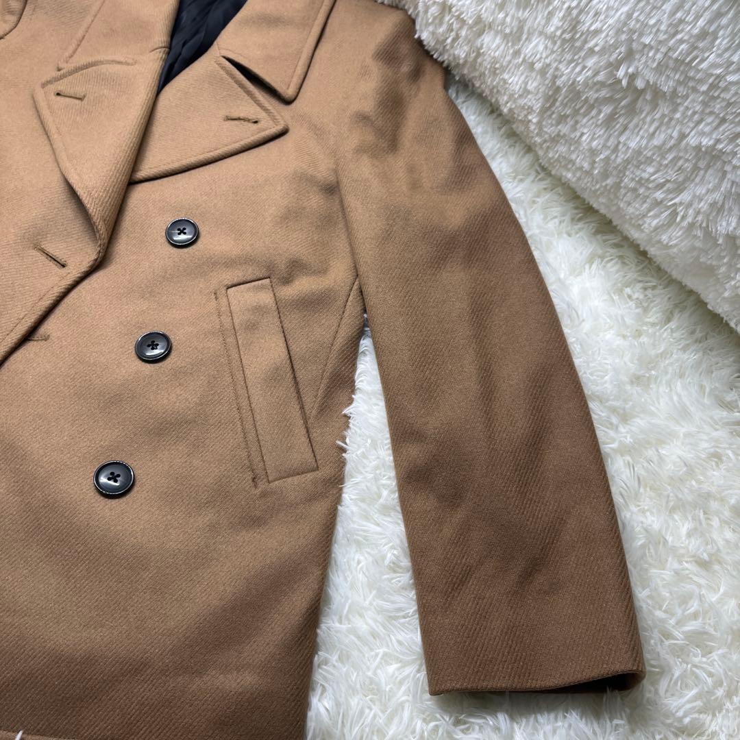 Paul Smith ポールスミス PS ウール ダブル Pコート キャメル M