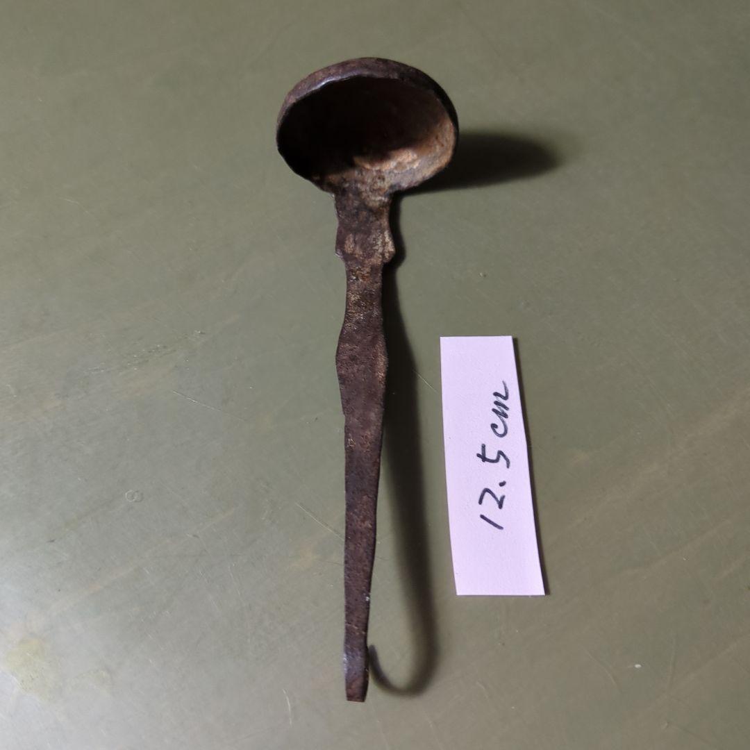 ロック　西アフリカ　キシ族　鉄貨幣　25センチ　インド灯火器1点