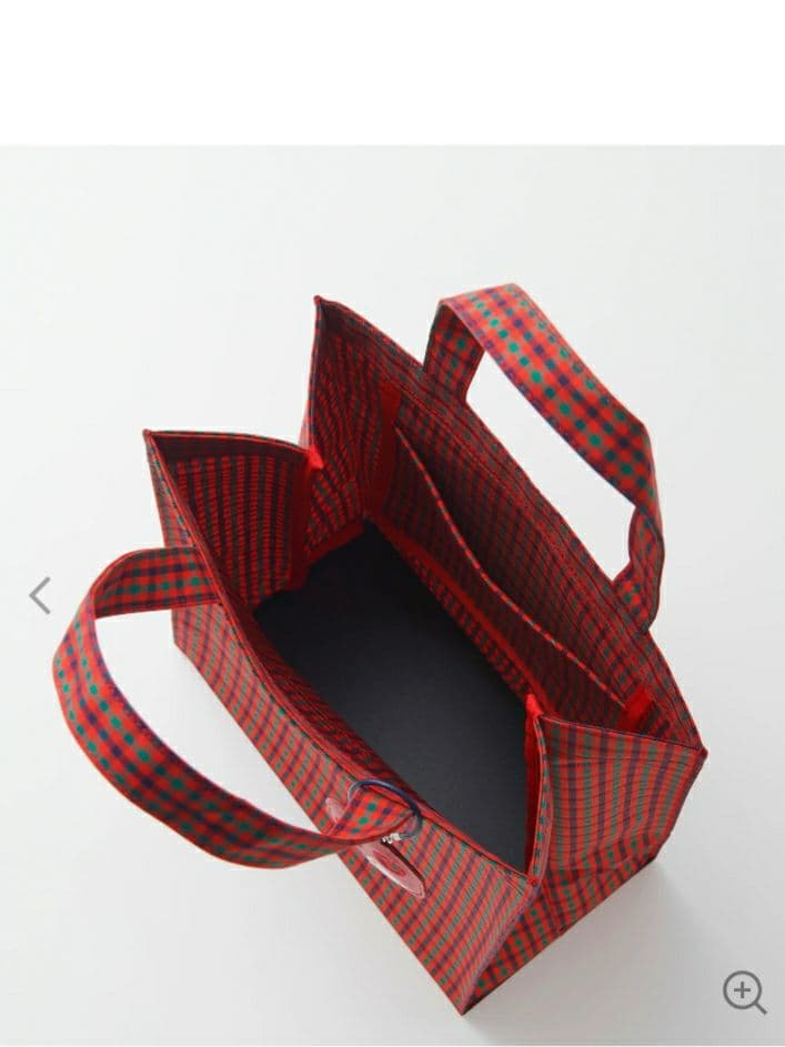 新品未使用 ファミリア トートバッグ 大 赤