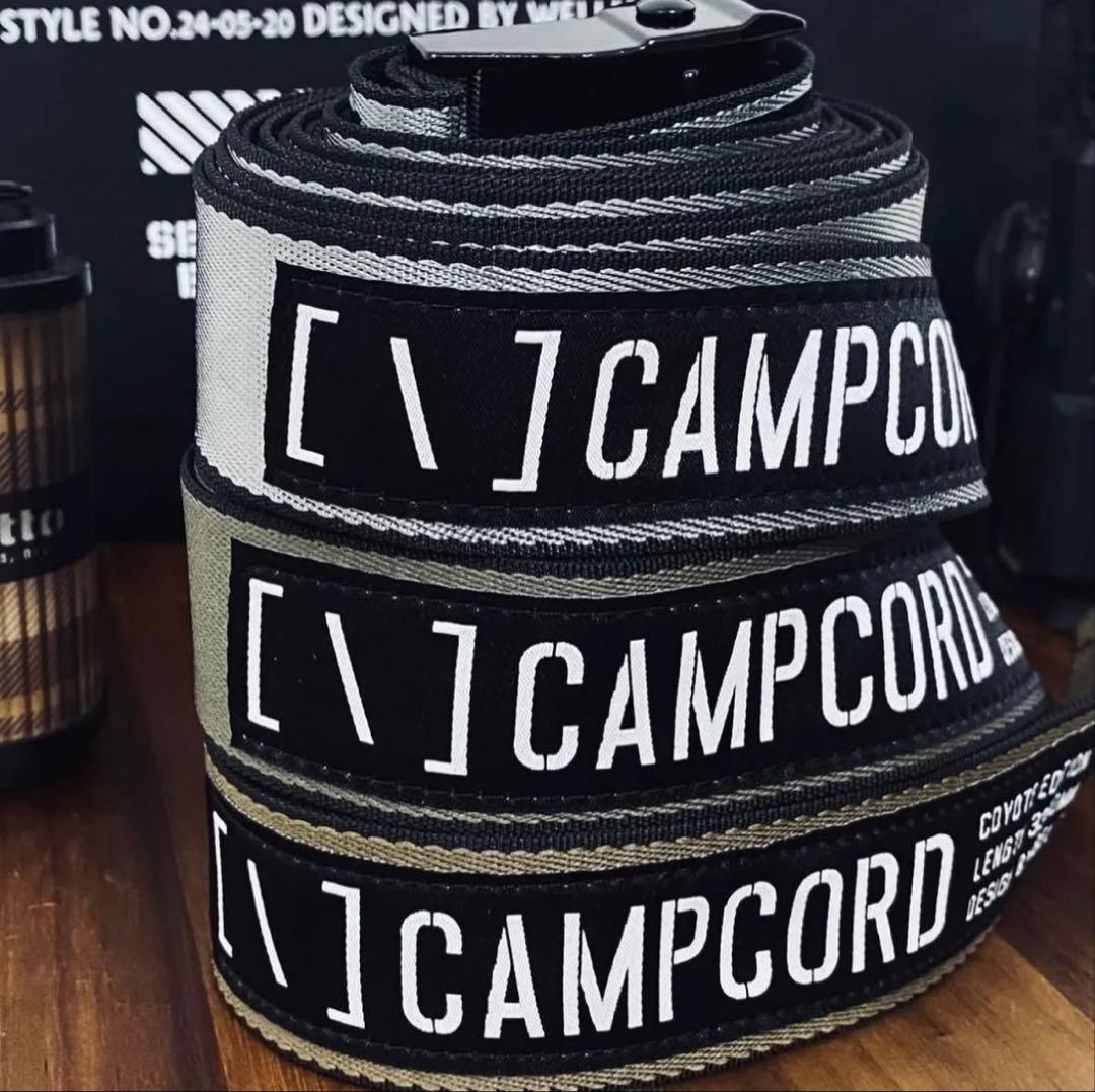 [＼] CAMPCORD 機能ガイロープ　台湾ガレージ　グレー　4本2セット